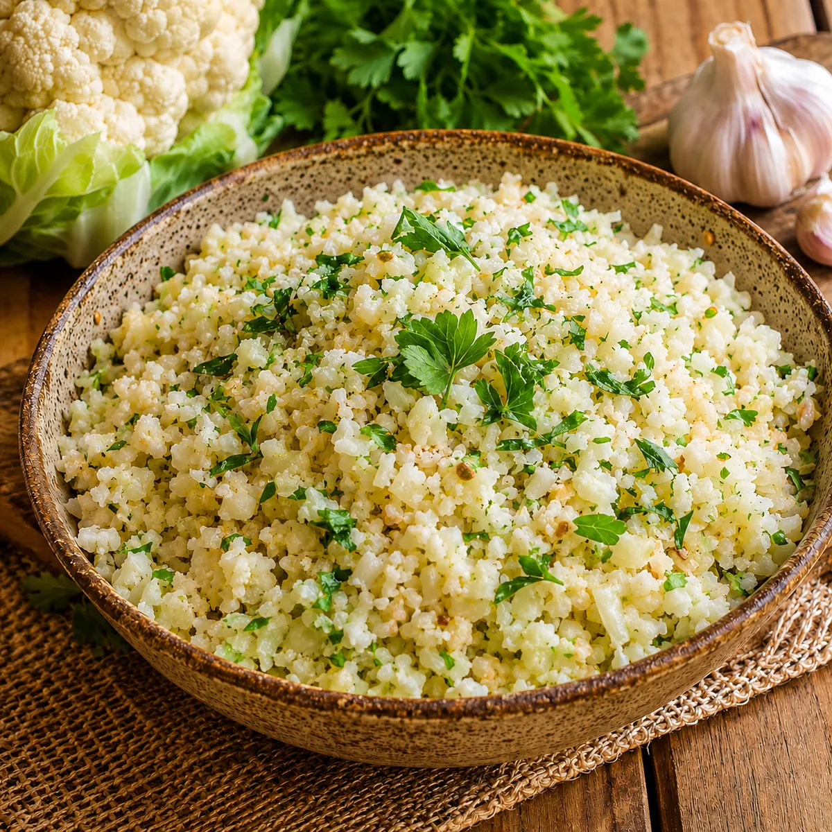 Arroz de Couve-Flor Low Carb