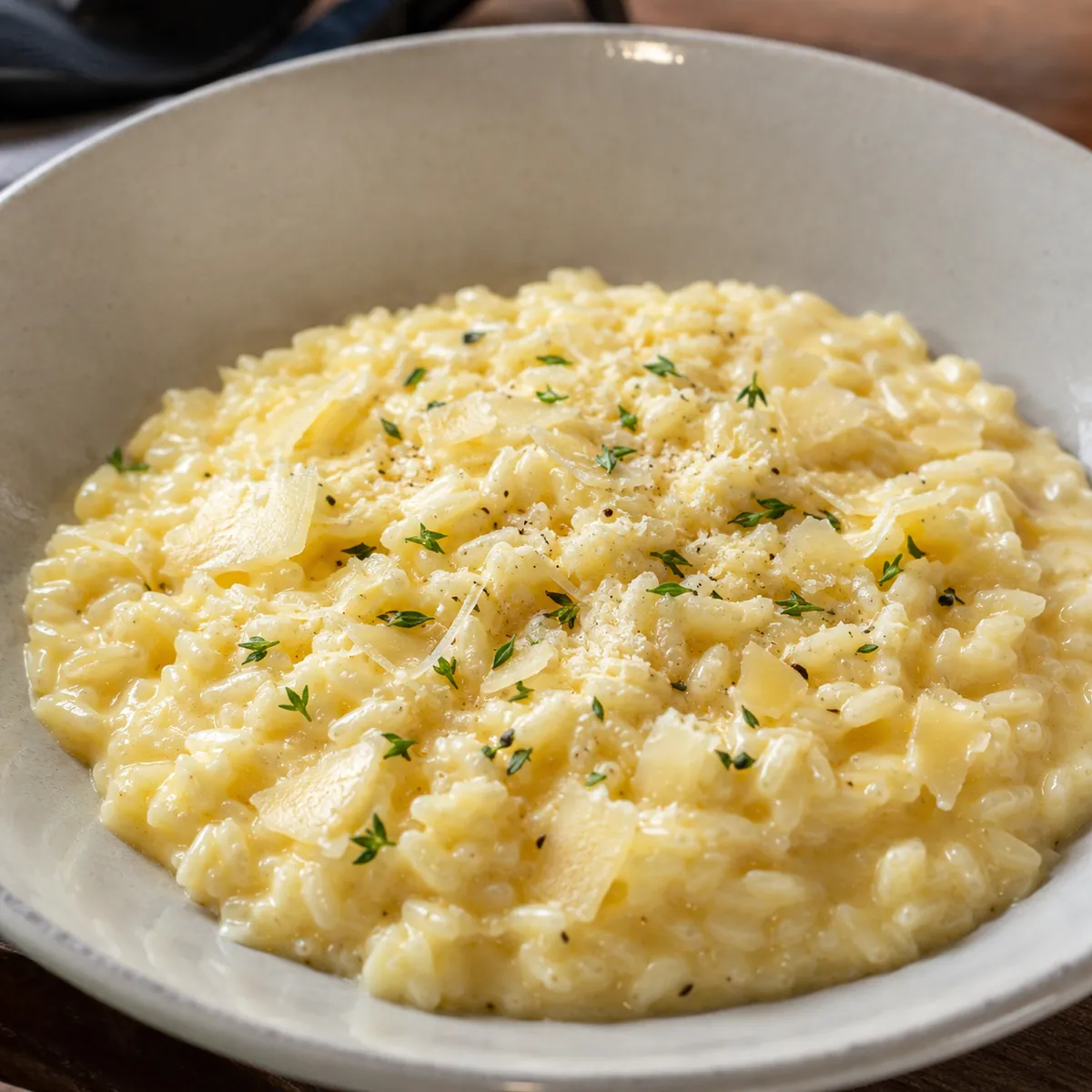 Risoto de Queijo com Parmesão