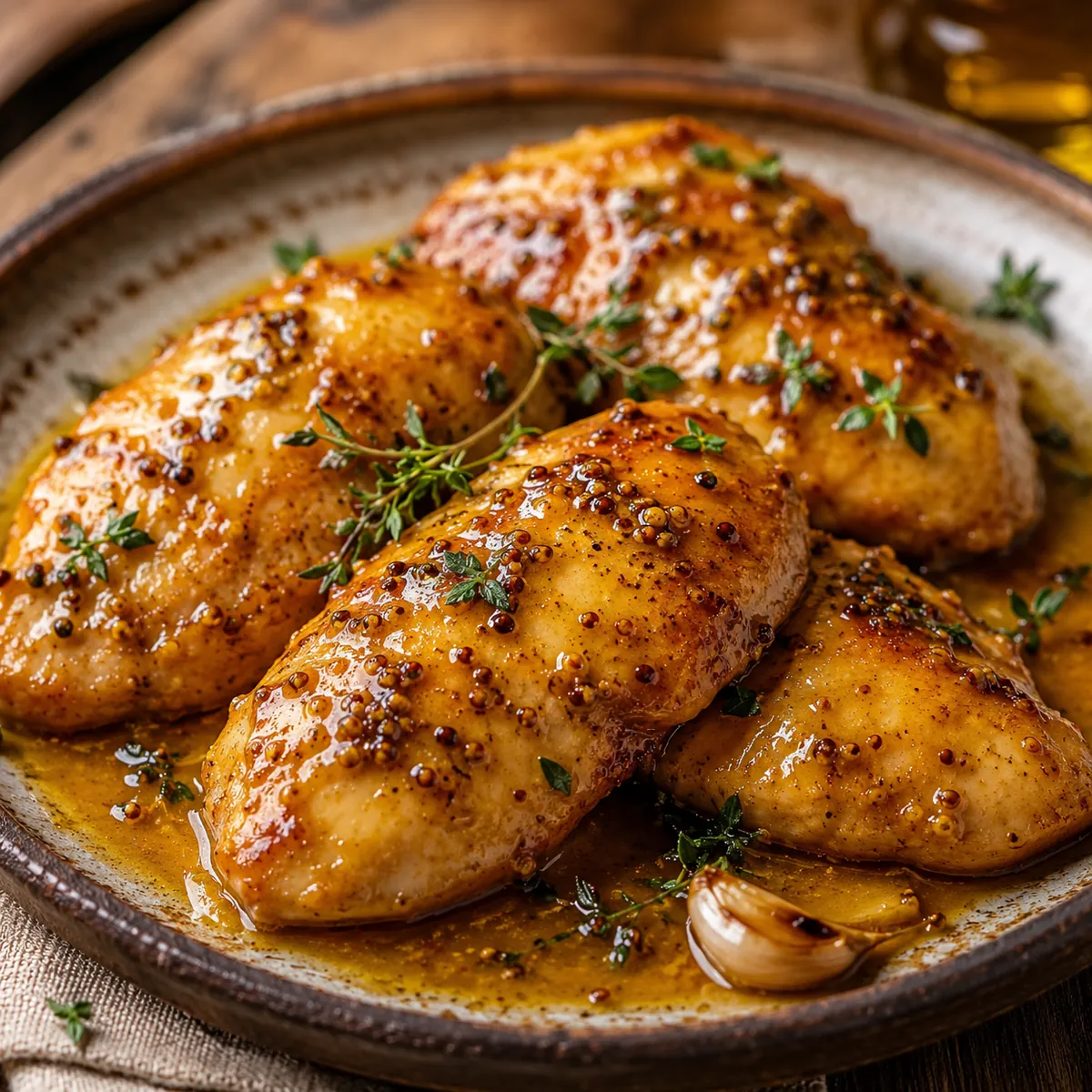 Frango ao Molho de Mostarda e Mel
