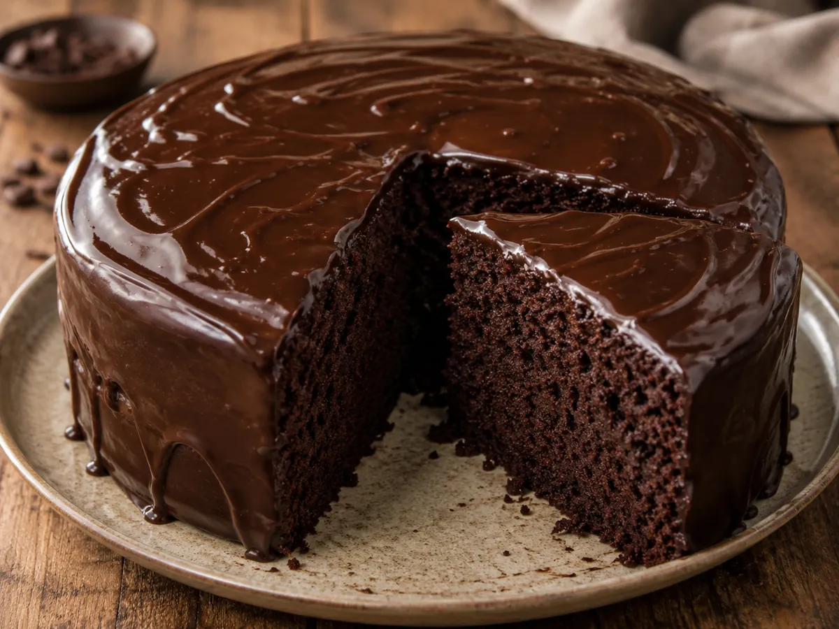 Bolo de Chocolate Vegano