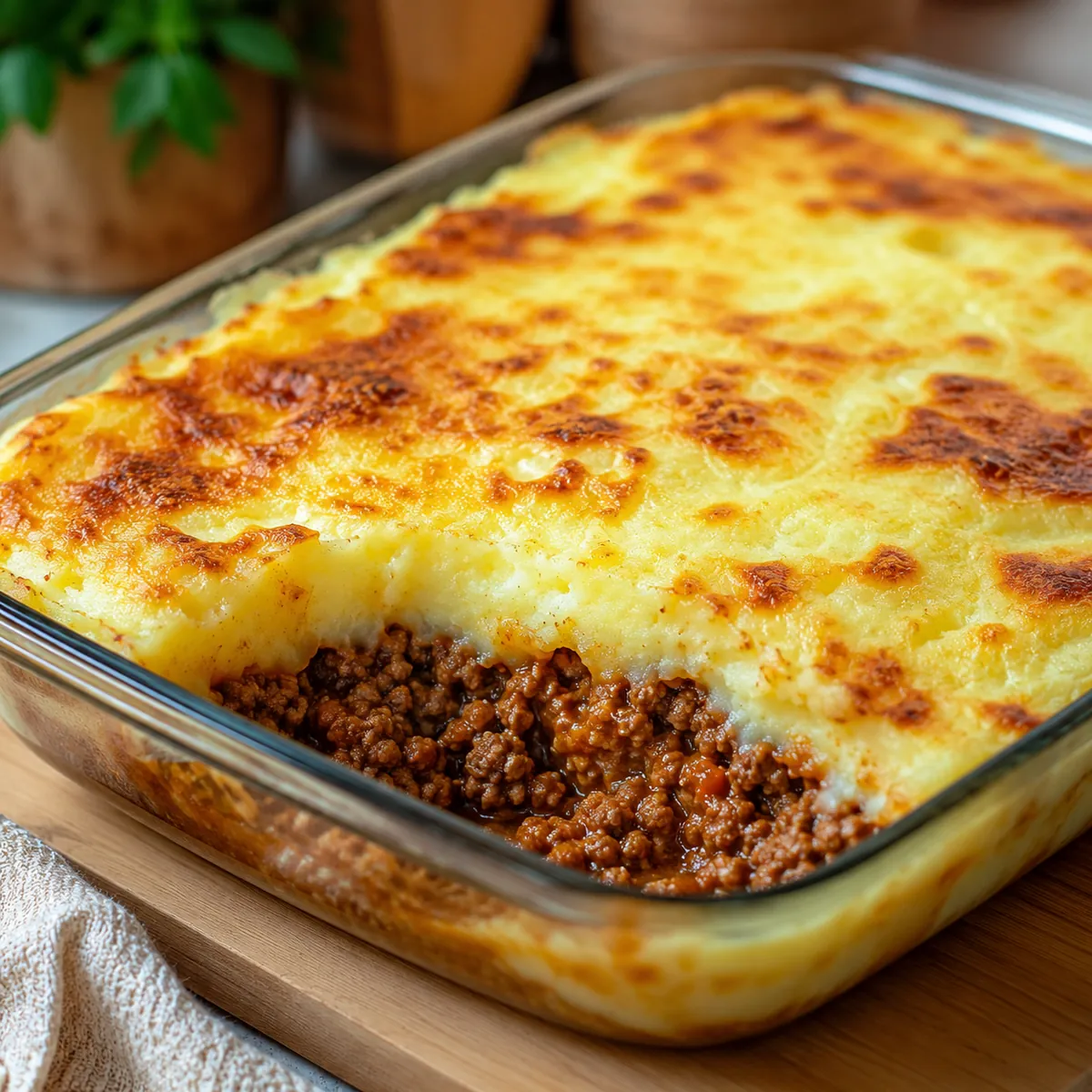 Escondidinho de Carne Moída com Purê