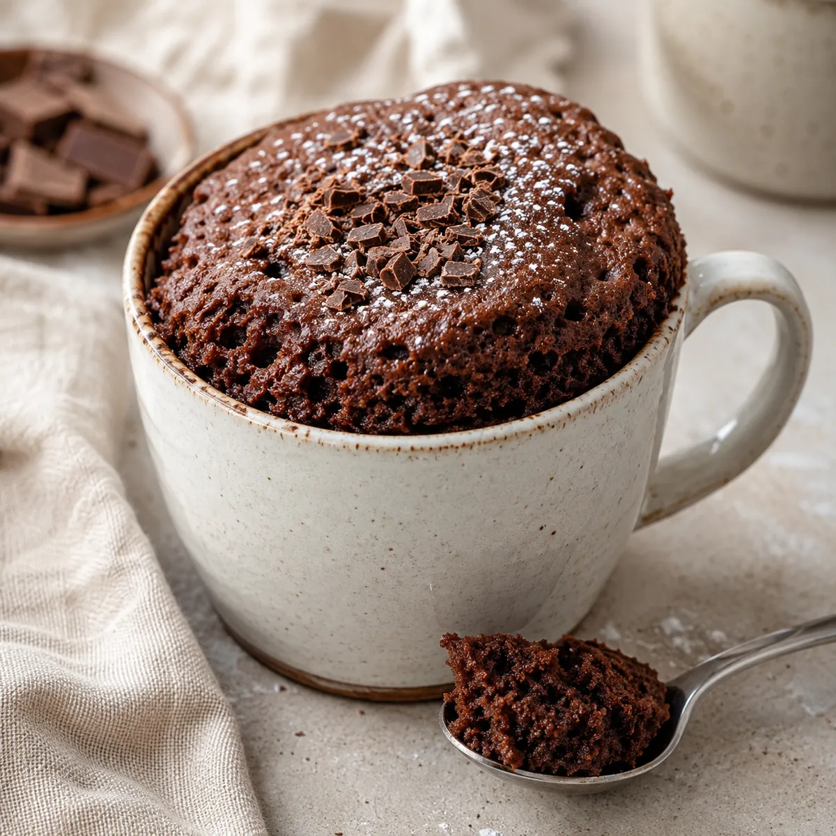 Bolo de Caneca no Micro-Ondas