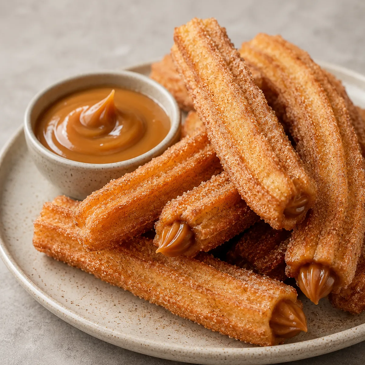 Churros Caseiros com Doce de Leite