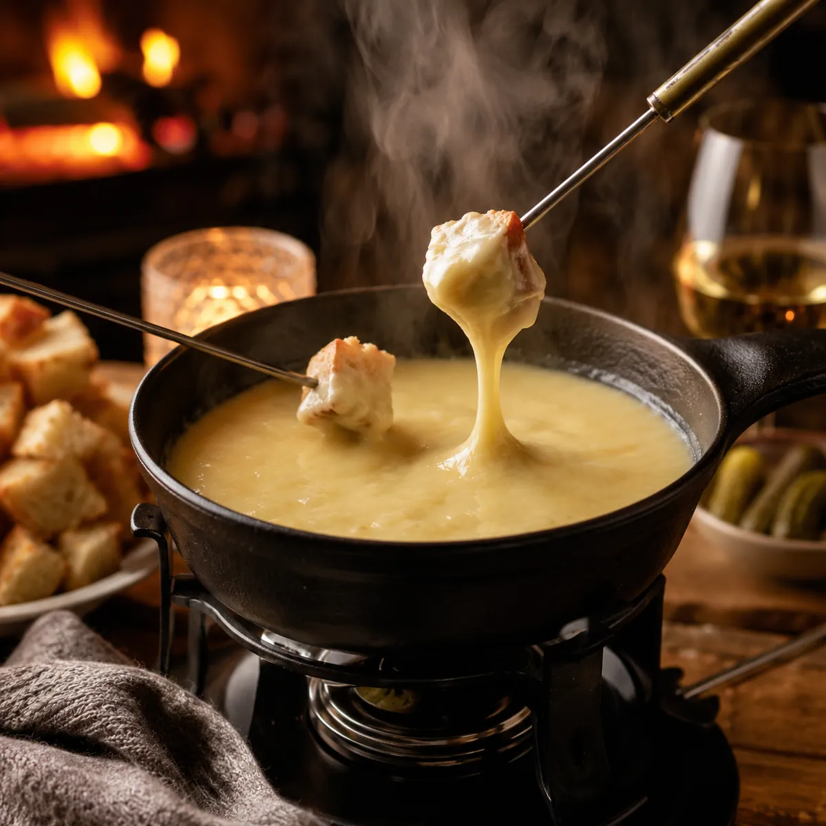 Fondue de Queijo Suíço