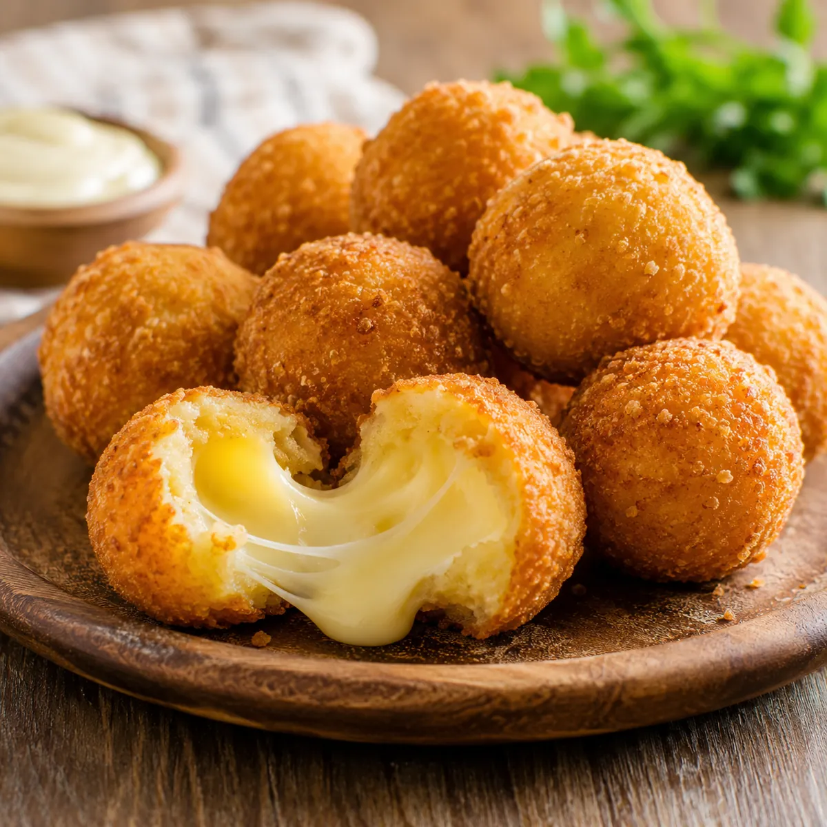 Bolinha de Queijo Crocante