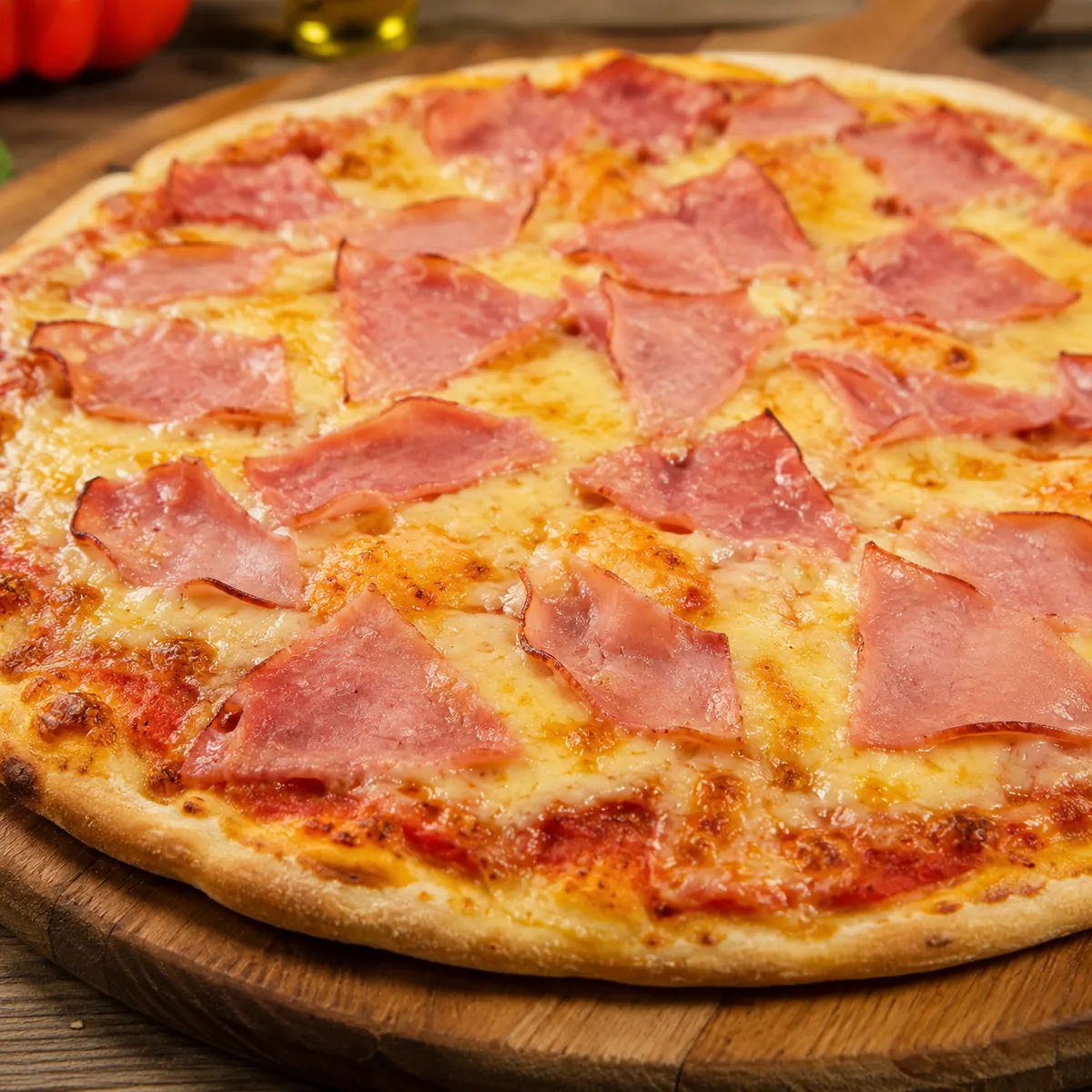 Pizza de Presunto e Queijo