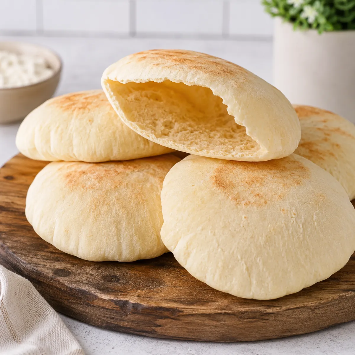 Pão Sírio (Árabe) Caseiro
