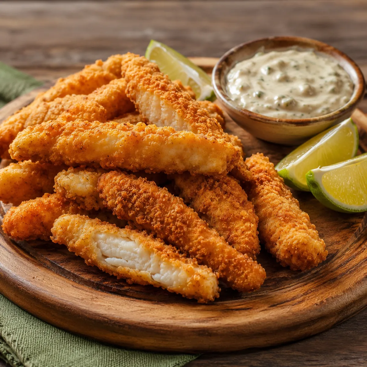 Isca de Peixe Empanada