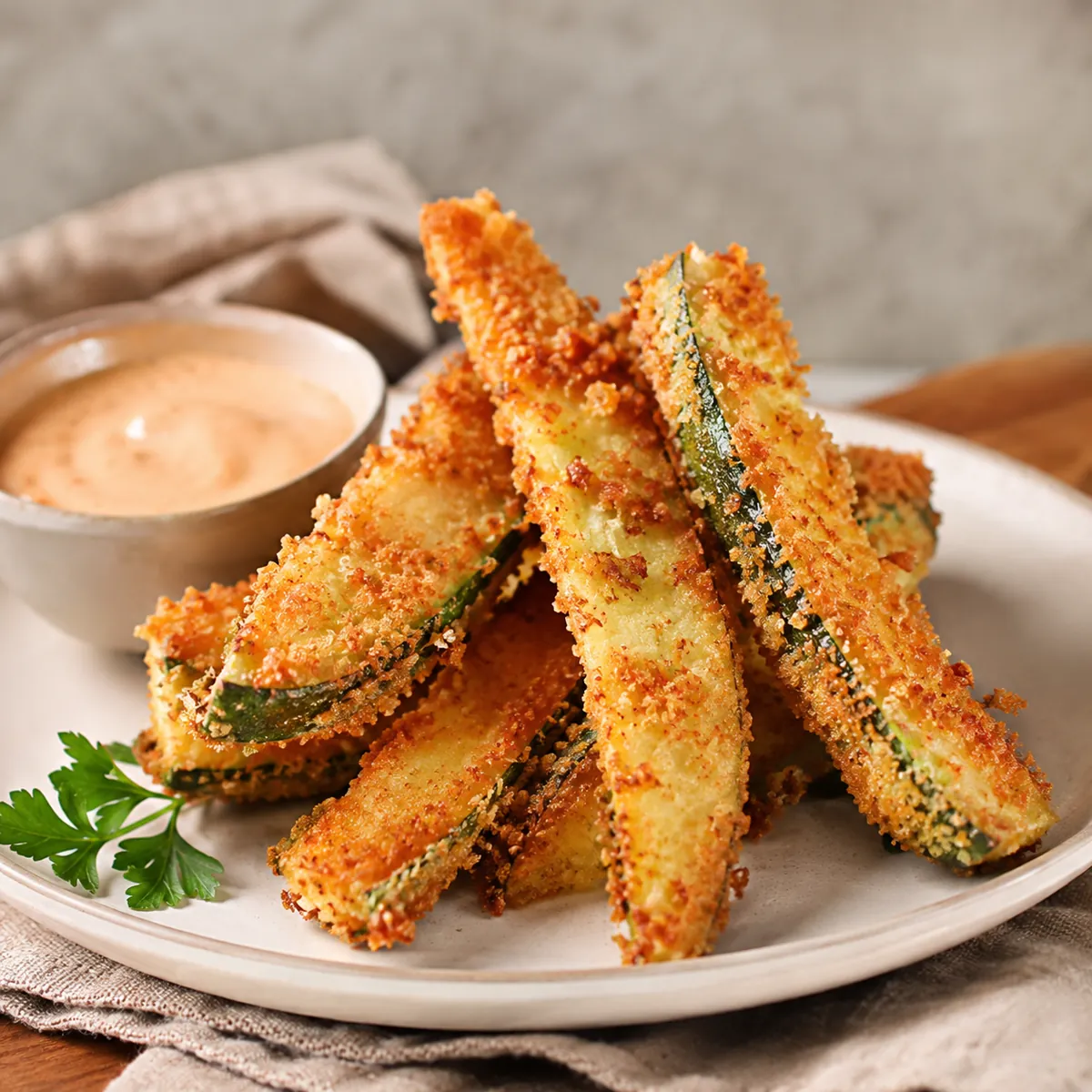 Abobrinha Empanada Crocante