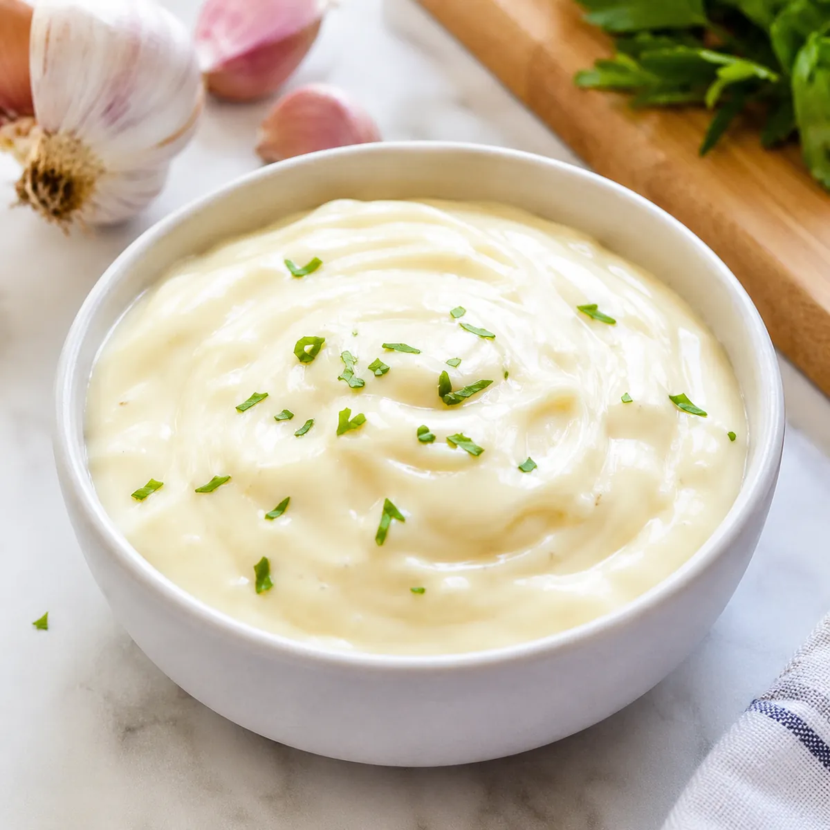 Molho de Alho Cremoso